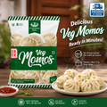Pyramid Eats Veg Momos – Frozen Ready-to-Cook Veg Dumplings