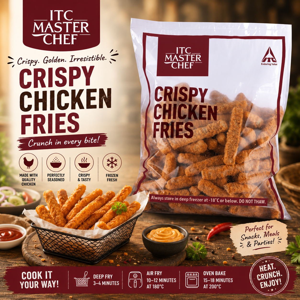 ITC Master Chef Crispy Chicken Fries
