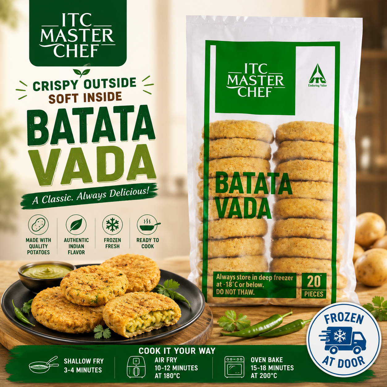 ITC Master Chef Batata Vada