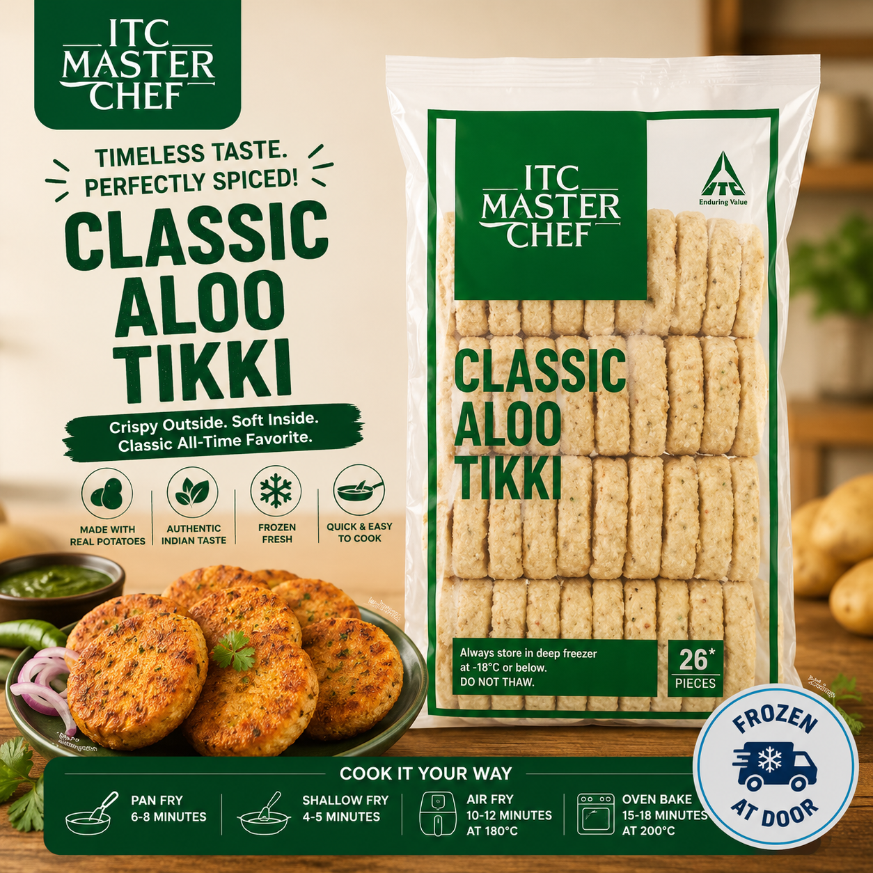 ITC Master Chef Classic Aloo Tikki