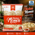 Pyramid Eats Chicken Momos – Frozen Ready-to-Cook Chicken Dumplings 1kg