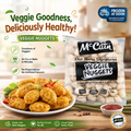 McCain Veggie Nuggets 1kg – Crispy Frozen Vegetable Nuggets | Ready to Fry & Bake