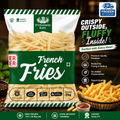 Pyramid Eats French Fries – Premium Frozen Ready-to-Cook French Fries (1kg)