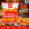 Pyramid Eats Chicken Nuggets – Frozen Ready-to-Cook Crispy Chicken Nuggets 1kg